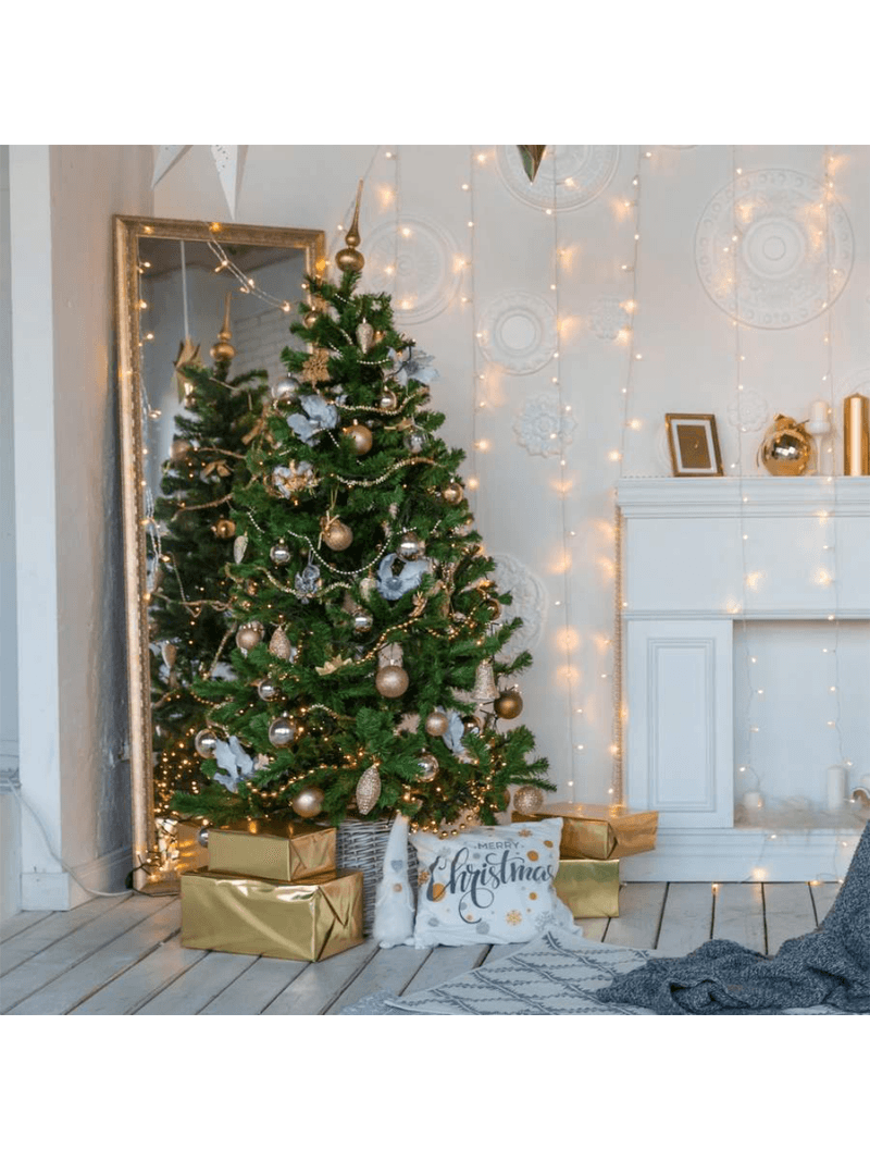 Quanti Metri Di Luci Per Albero Di Natale 240 Cm Albero di Natale verde 240 cm con 1830 rami e luci led integrate