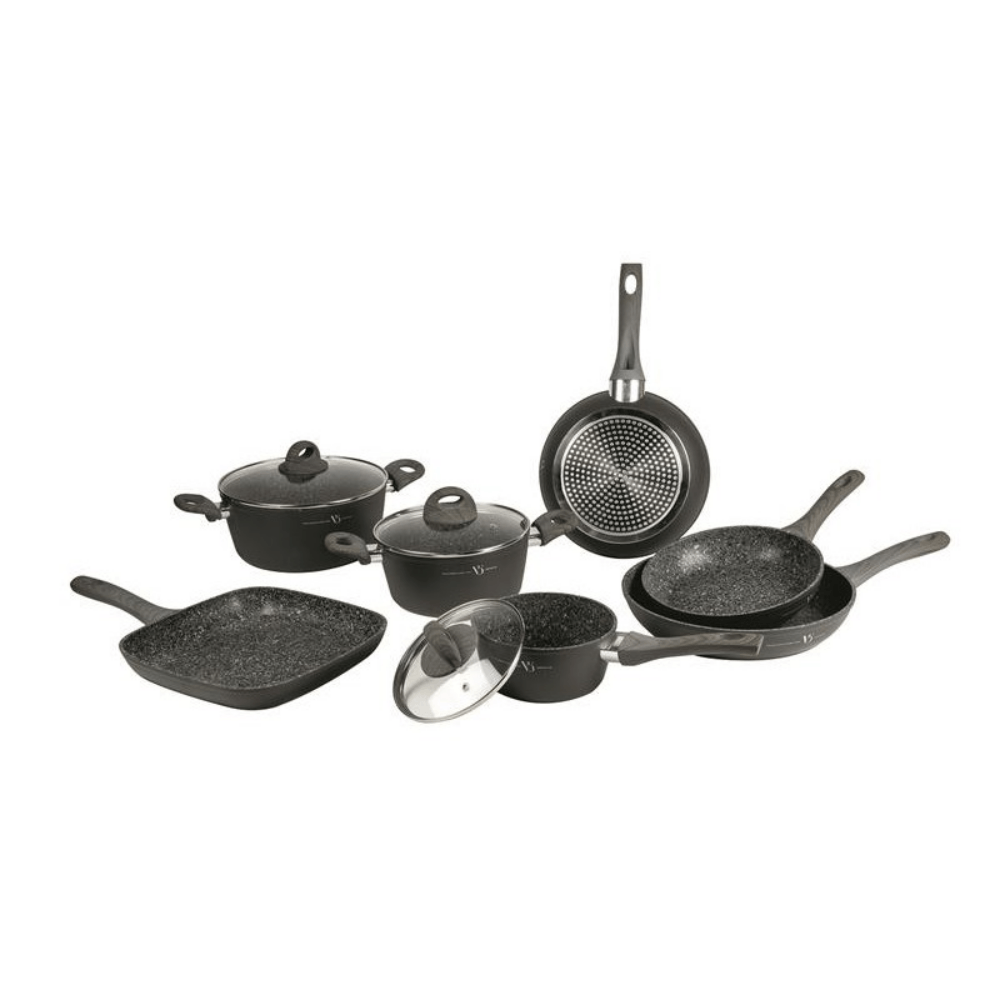Zwilling Set da 10 pezzi di pentole e padelle antiaderenti in