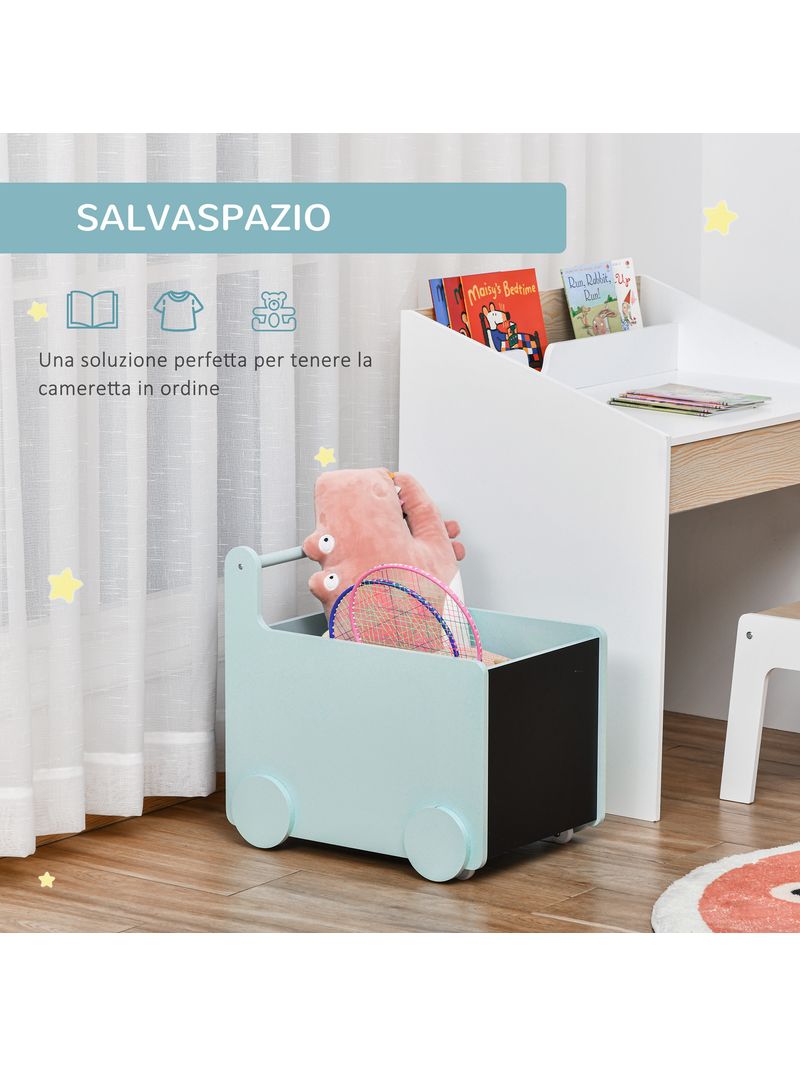 DECORIA Cassapanca Portagiochi Bambini - Baule In Legno Bianco, Ordiniamo La Cameretta! - Foto 5