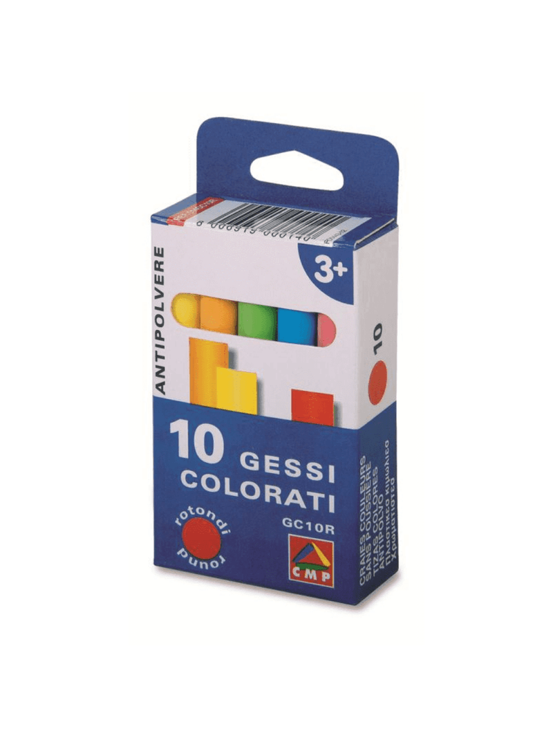 100 gessetti colorati GESSI per lavagna Rotondi ORIGINAL COLORI ASSORTITI  ANTIPOLVERE, MARCHIO ITALIANO LEADER ideale per SCUOLA e CONFERENZE :  : Cancelleria e prodotti per ufficio