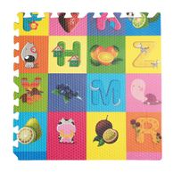 Tappeto puzzle 60x60 4 pezzi per bambini palestra da interno Frutta