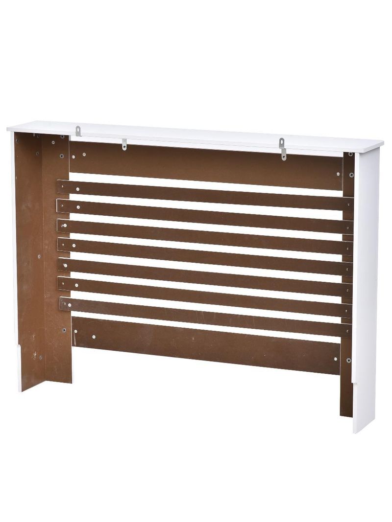 Copritermosifone Sonni 112x19x81.5 Cm - Design A Doghe Bianco, MDF, Moderno E Sicuro - Foto 5