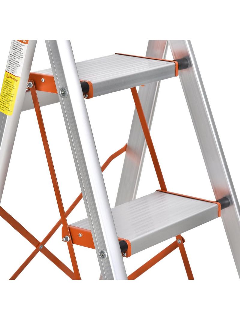 Scala Pieghevole Klutech - 7 Gradini - Alluminio - Portata 150 Kg - Sicurezza EN131 - Foto 12