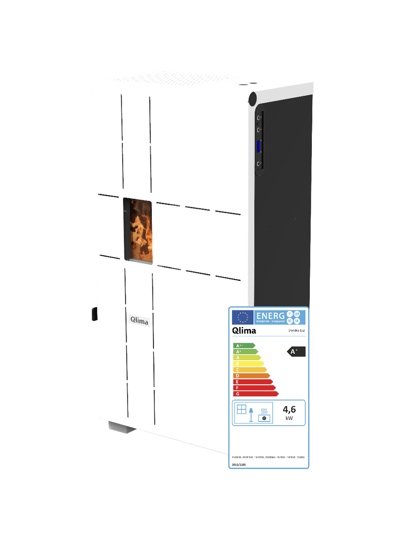 Qlima Stufa a Pellet Diandra 152 - 5.25 KW 