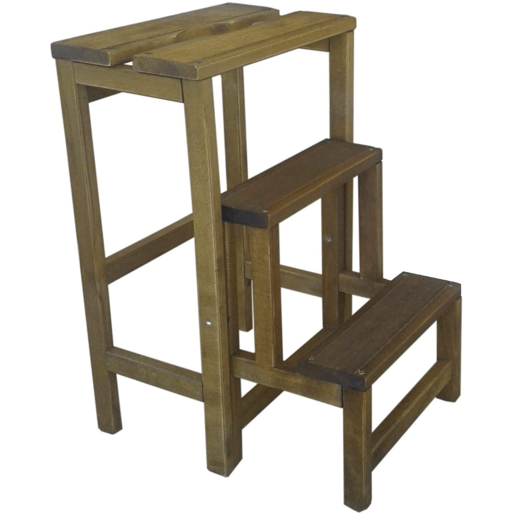 Scaletta Sgabello Gradini in Ferro Pieghevole 92x48x62 cm