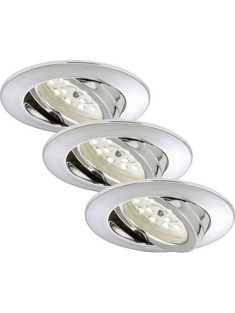 Faretti Incasso LED 5 Pezzi - 3W, Orientabili 360&deg;, Bianco Caldo/Freddo, Per Interni, 230V