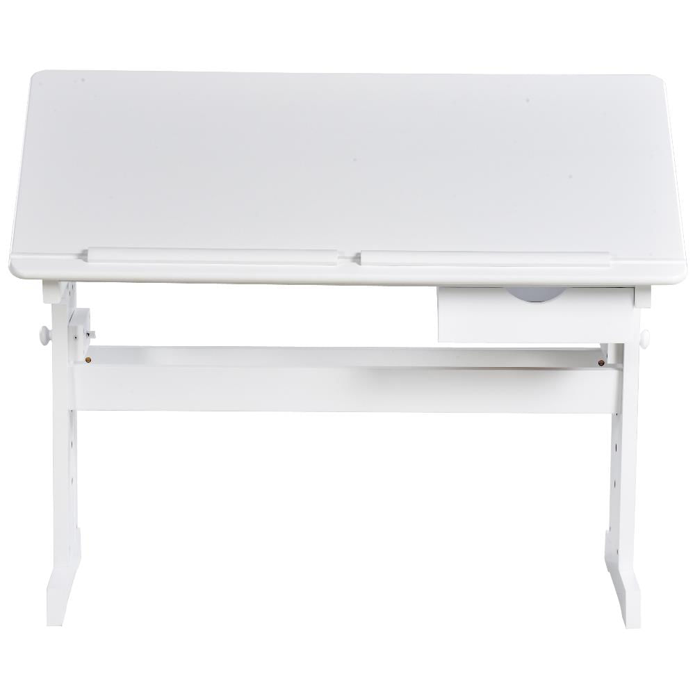Set Scrivania E Sedia Bambini Relax4Life - Regolabile, Piano Inclinabile, Grigio, Portata 100kg - Foto 5