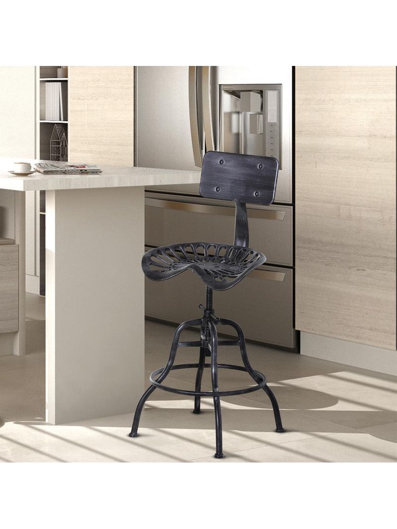 Sgabello Cilvani 2 Gradini Sgabello Gradini CILVANI In Acciaio Laccato | 2 Gradini Antiscivolo | Portata 150 Kg | Design Moderno E Leggero Sgabello Acciaio - Foto 2