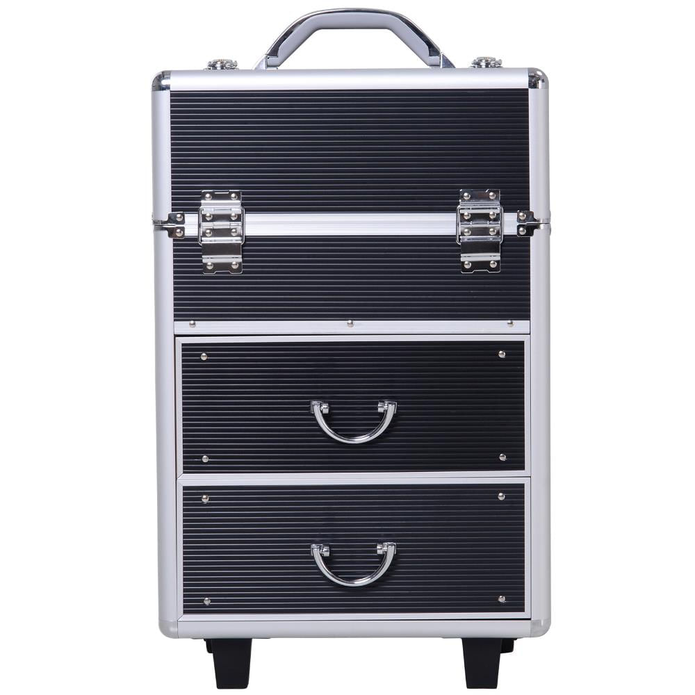 Eva L valigetta porta trucchi trolley make up specchio LED Bluetooth