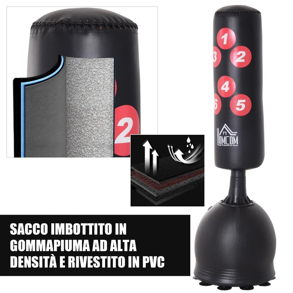Sacco da Boxe da terra con ammortizzatore
