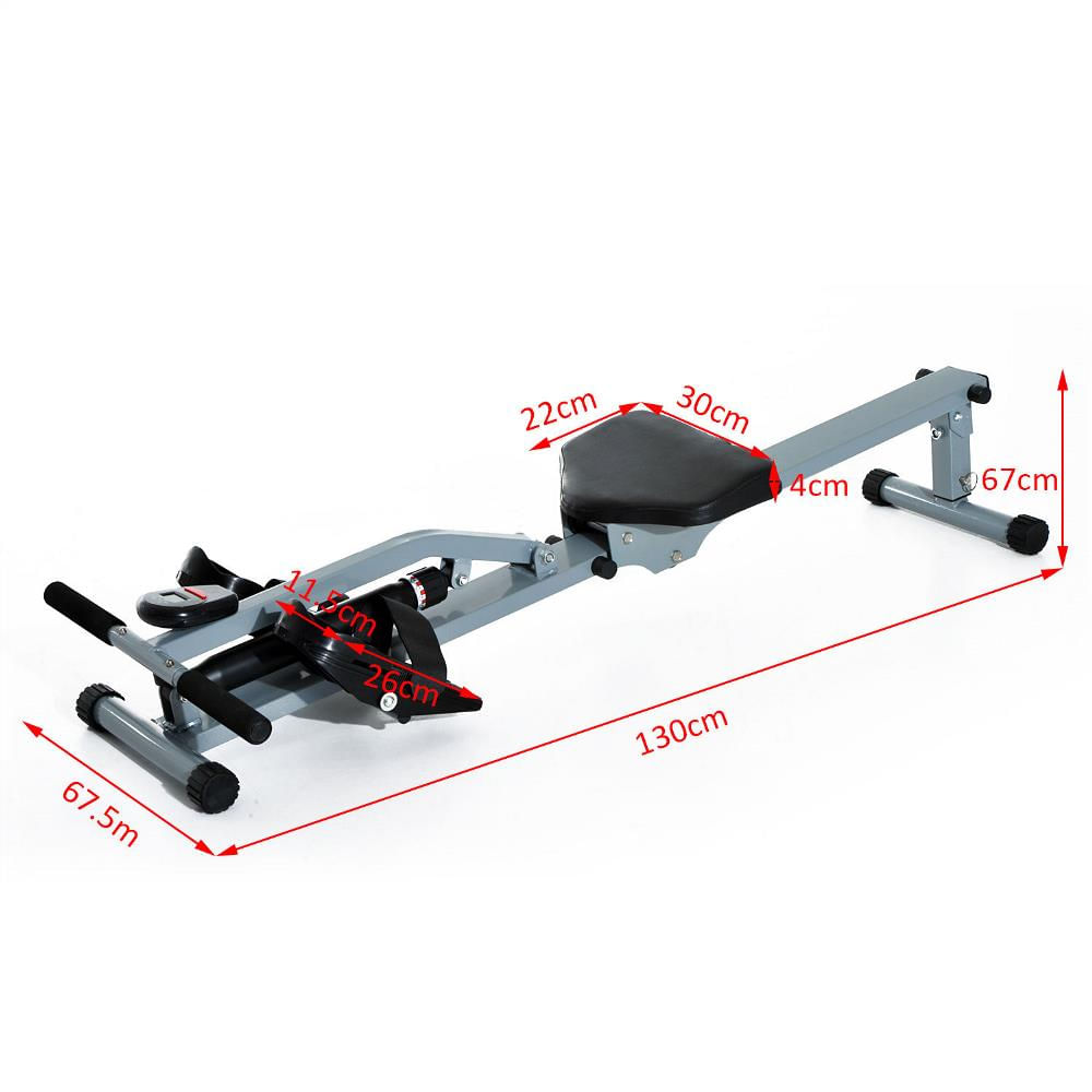 Vogatore Fitness HOMCOM - Con Display, 130x67.5x67cm, Per Allenamento Casa - Foto 9