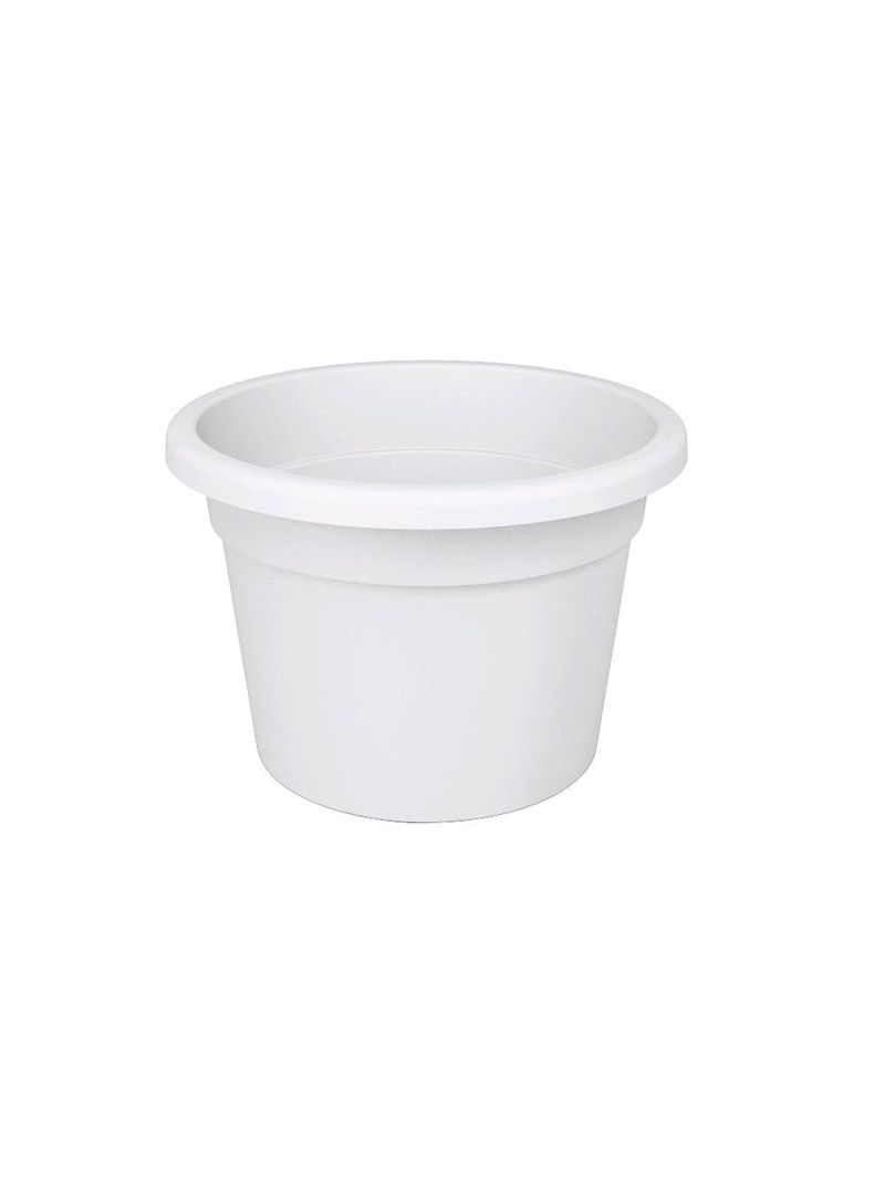 Vaso Tondo + Sottovaso in Plastica PPL Colore Terracotta Diametro 35 cm  Altezza 25 cm 14 Litri - BricoBravo