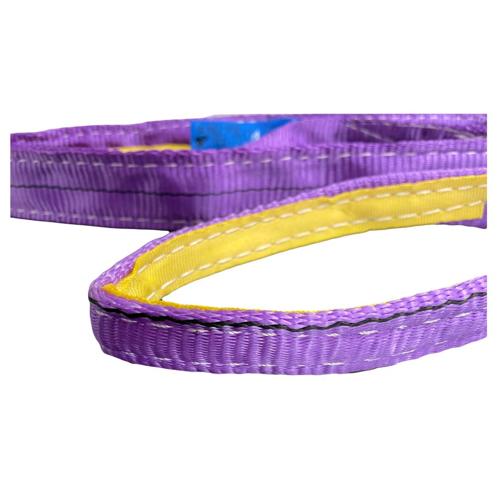 Imbracatura Sollevamento Imbracatura Di Sollevamento 4 Tonnellate PES - Cinghia Piatta Occhiello 6 Metri Cinghia Sollevamento PES - Foto 10