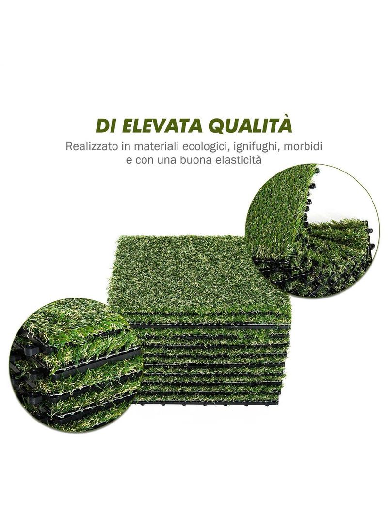 Prato Vero A Rotoli - Erba Naturale 6 Mq - Pronto All'Uso Per Giardini E Esterni - Foto 10