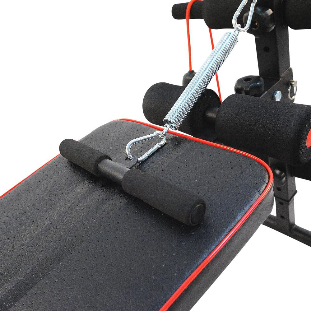 Panca Per Addominali Regolabile 120 Cm | Fitness Casa, Allenamento Addominali E Schiena | Carico 100 Kg - Foto 4