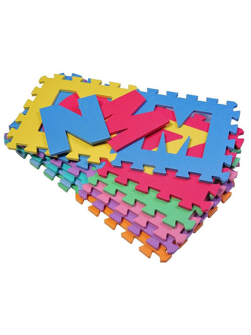 Tappetini Puzzle EVA 20 Pezzi - 30x30x1cm Per Area Giochi Bambini, Multicolore - Foto 12