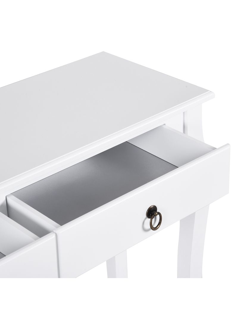 Tavolo Consolle per Ingresso Bianco Opaco 100x33x76 cm - BricoBravo