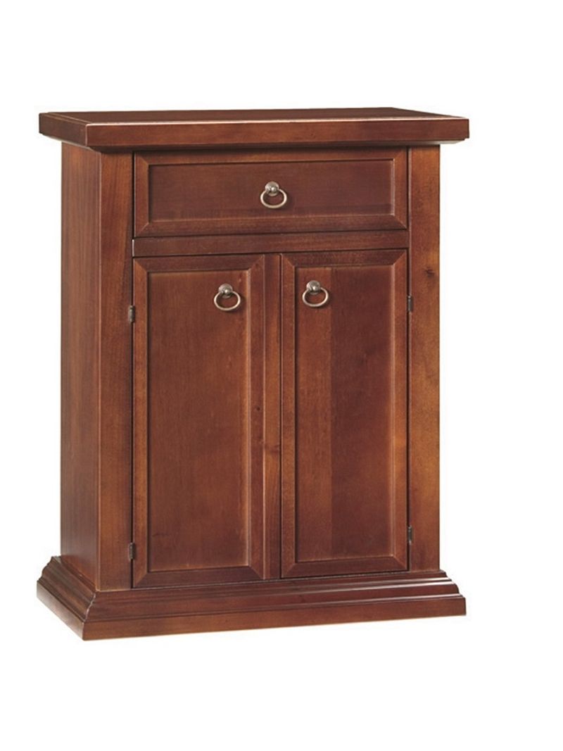 Credenza In Legno Arte Povera - Colore Noce Scuro, Modello 392 | Per Sala Da Pranzo O Soggiorno - Foto 9