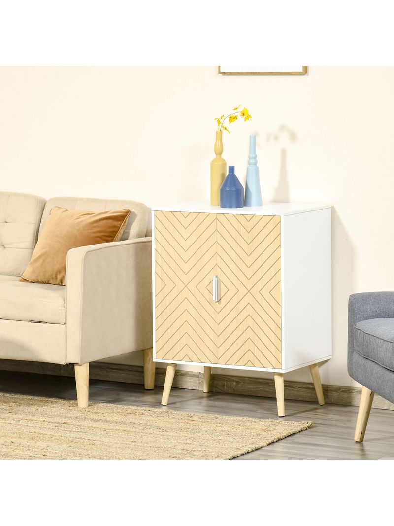 Mobile mobiletto credenza multiuso 60x40x80cm in legno per