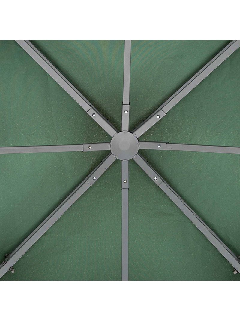 Tetto Sostitutivo Gazebo 3x3m Costway - Copertura Impermeabile Beige Per Giardino - Foto 2