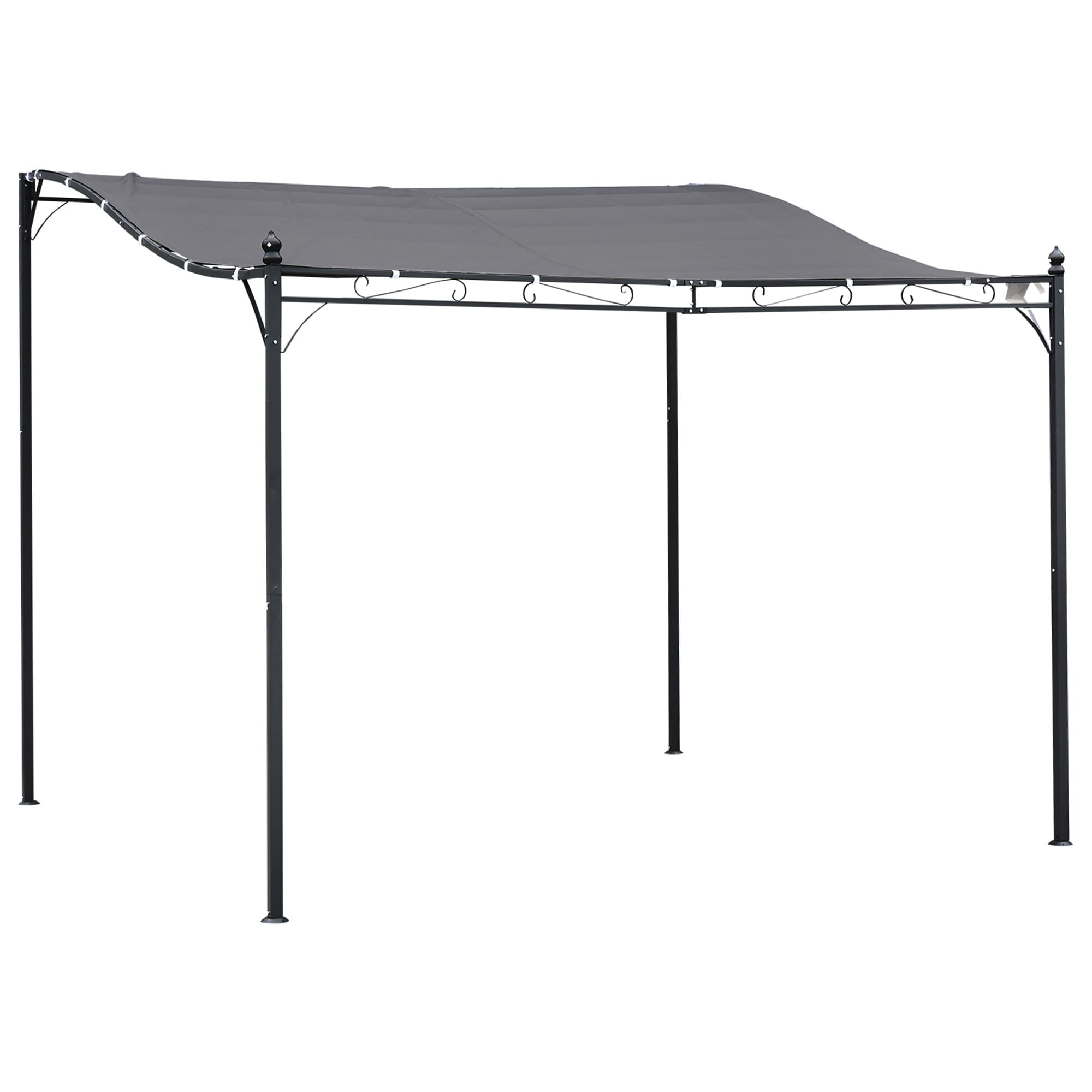 Gazebo pergola 3x3 mt da giardino con struttura resistente in