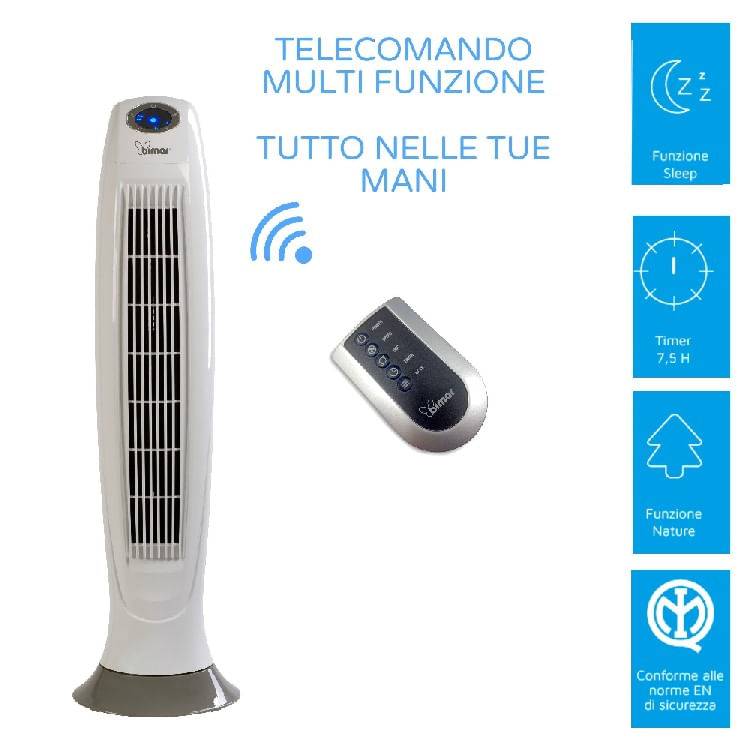 Ventilatori a colonna Bimar ad alto profilo tecnologico.