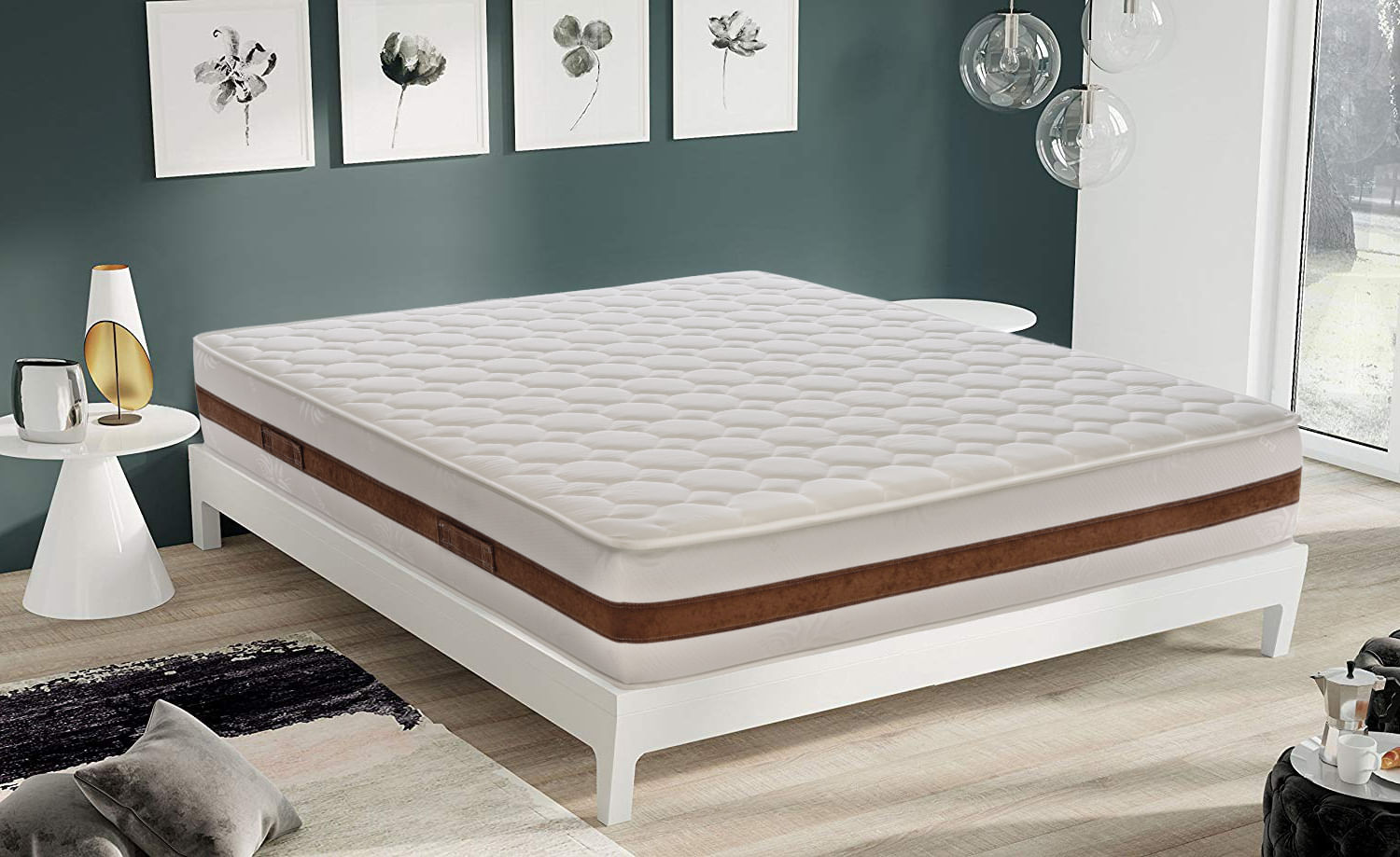 Materasso Piazza e Mezza 120x200 in Memory Foam, 5cm di Memory Foam, Alto  22 cm - BricoBravo