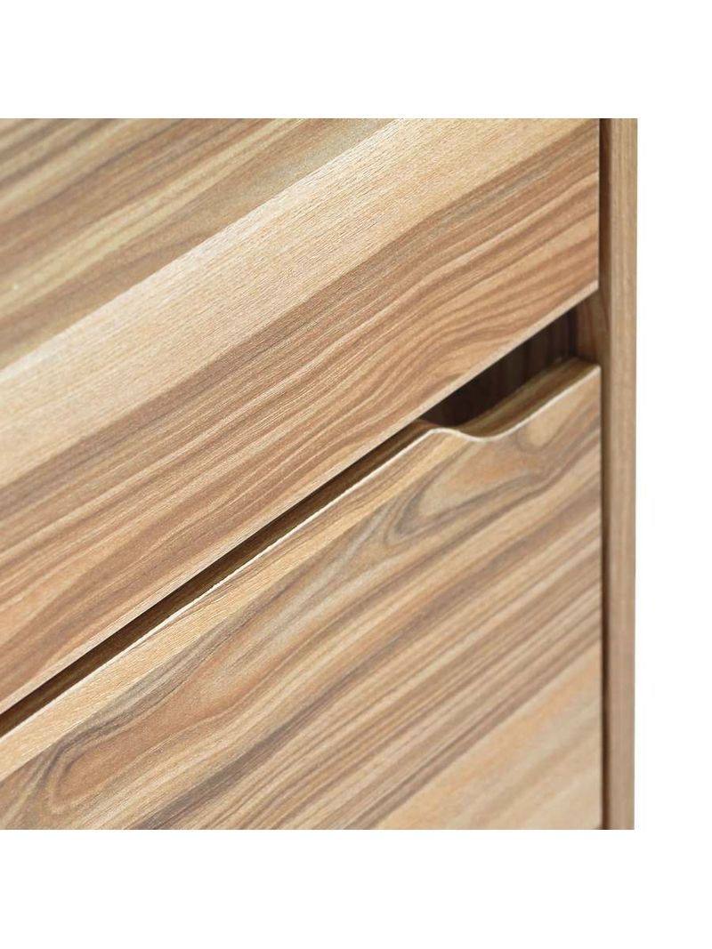 Scarpiera da ingresso 4 ante maniglie a scomparsa 63x150 cm legno naturale  - BricoBravo