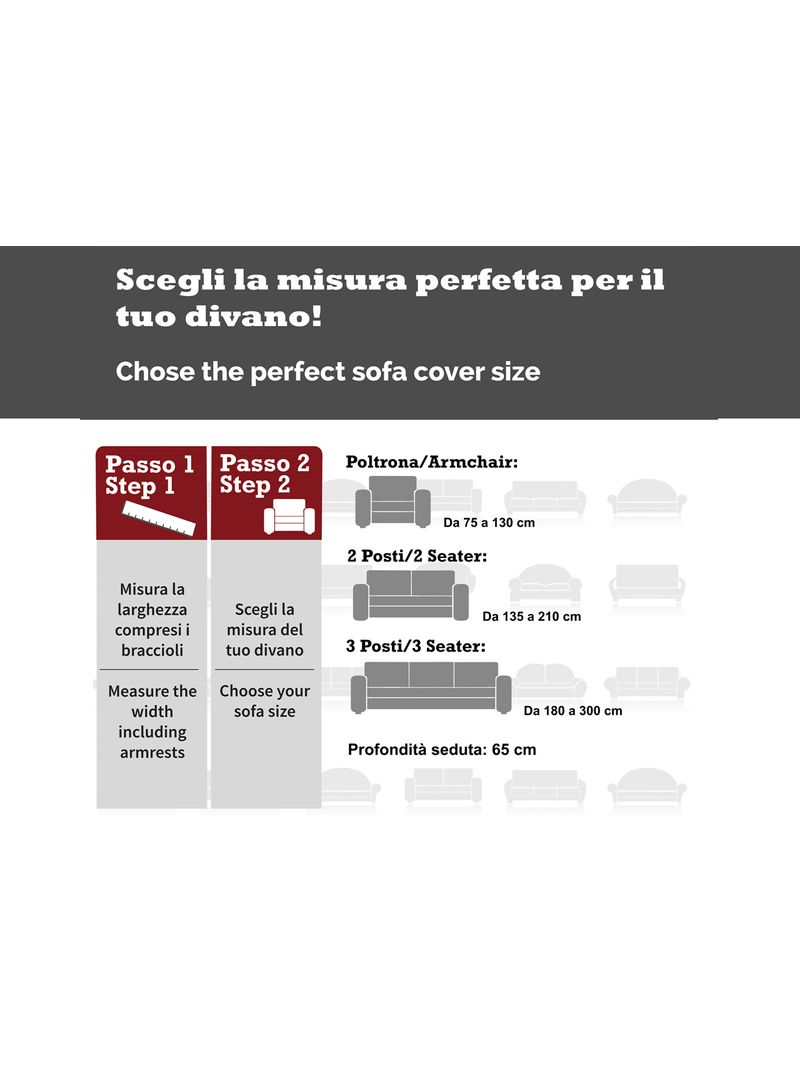 Copridivano Elasticizzato Effetto Velluto Modello Morbidissimo Colore  Tortora, misuraPoltronacoloreTortora