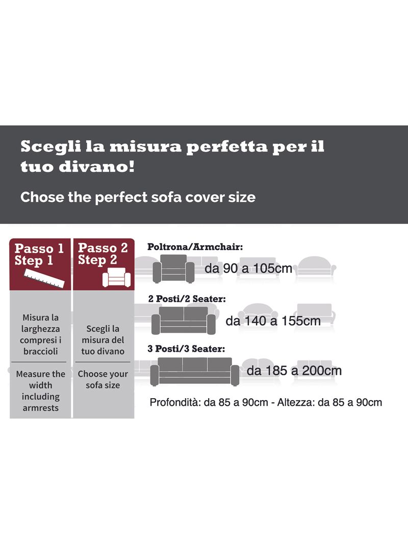 Copridivano Fodera Telo Protezione Divano Con Laccetti Fiocco Riviera  Bordeaux, misuraPoltronacoloreBordeaux