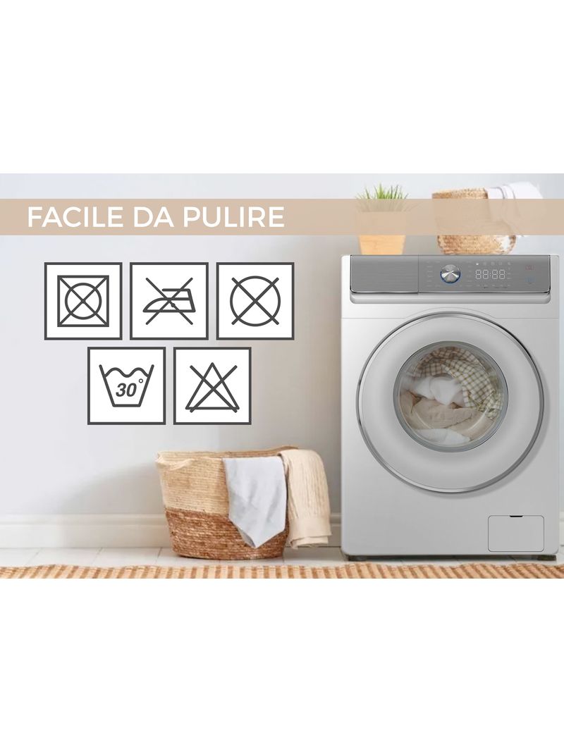 Tappeto Bagno Antiscivolo Passatoia Microfibra Assorbente Spongy Charlotte  - Biancheriaweb