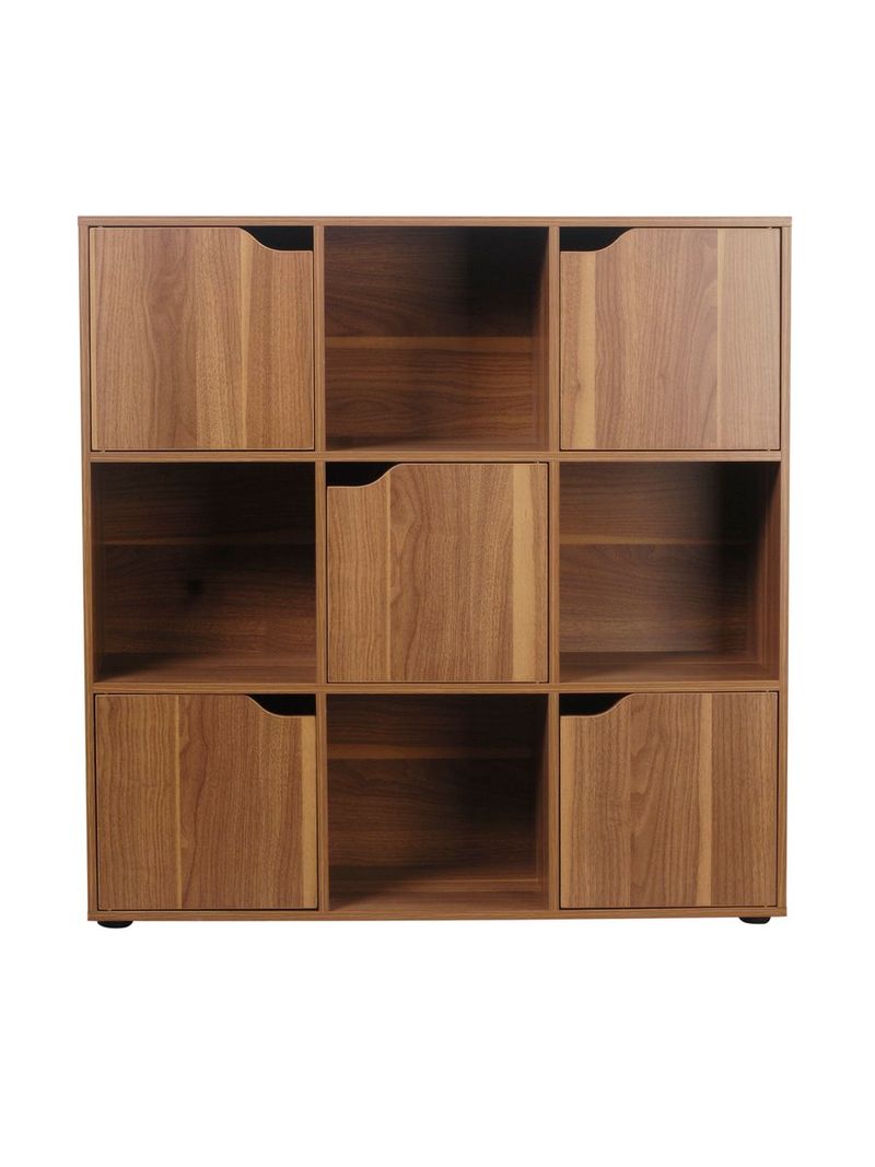 Mobile libreria 4 cubi in legno naturale