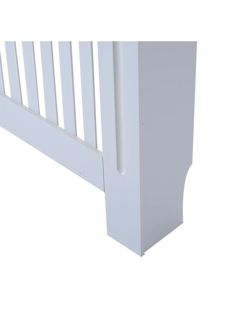 Copritermosifone in Legno MDF Bianco 172x19x81 cm