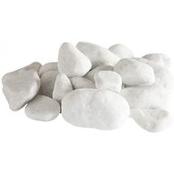 Set 24 pz pietre decorative sassi bianchi per camino a bioetanolo accessori per biocamino