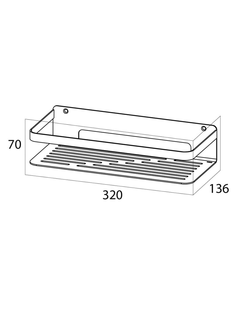 Tiger Mensola da Bagno Angolare Caddy Argentata 1400430946