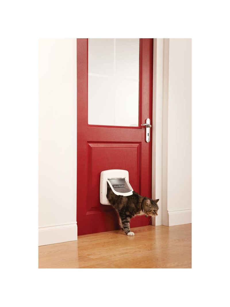 Porta Per Cani CEESC Con Pattina Magnetica | Taglia XL, Nero, Per Cani Grandi, Installazione Facile - Foto 4