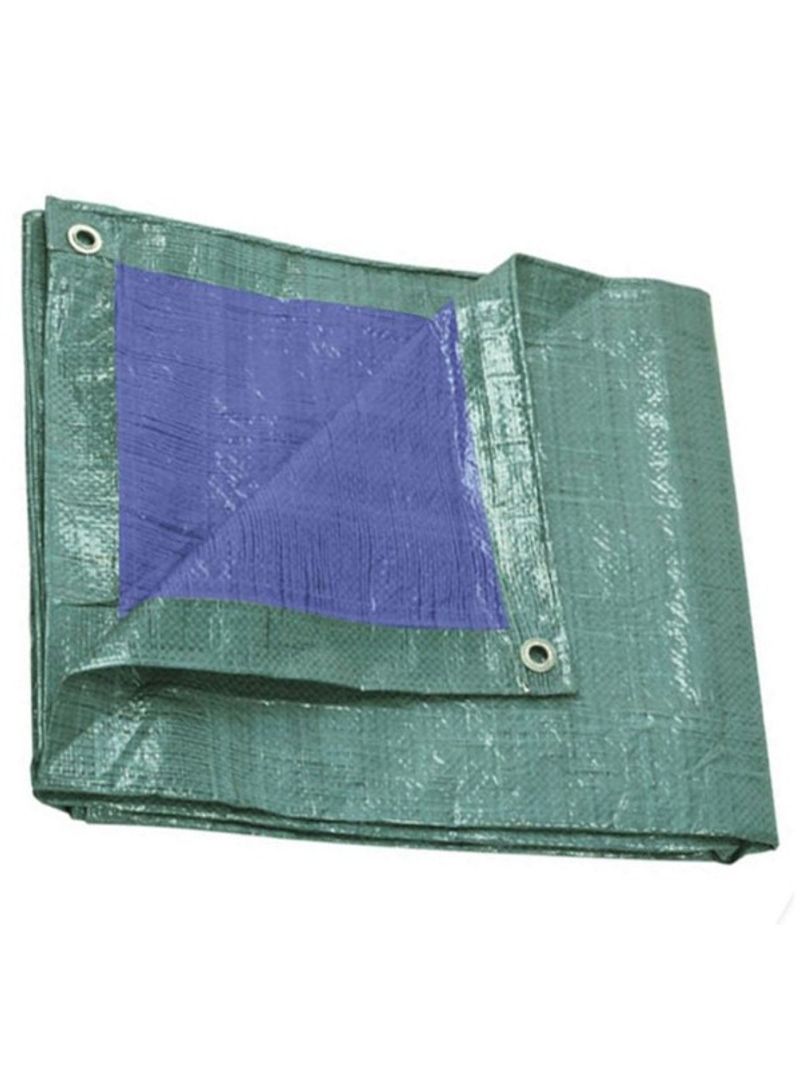 Trade Shop - Telo Protezione Occhiellato Copertura Impermeabile Resistente  Antistrappo Piscin -5x8 Mt - - BricoBravo