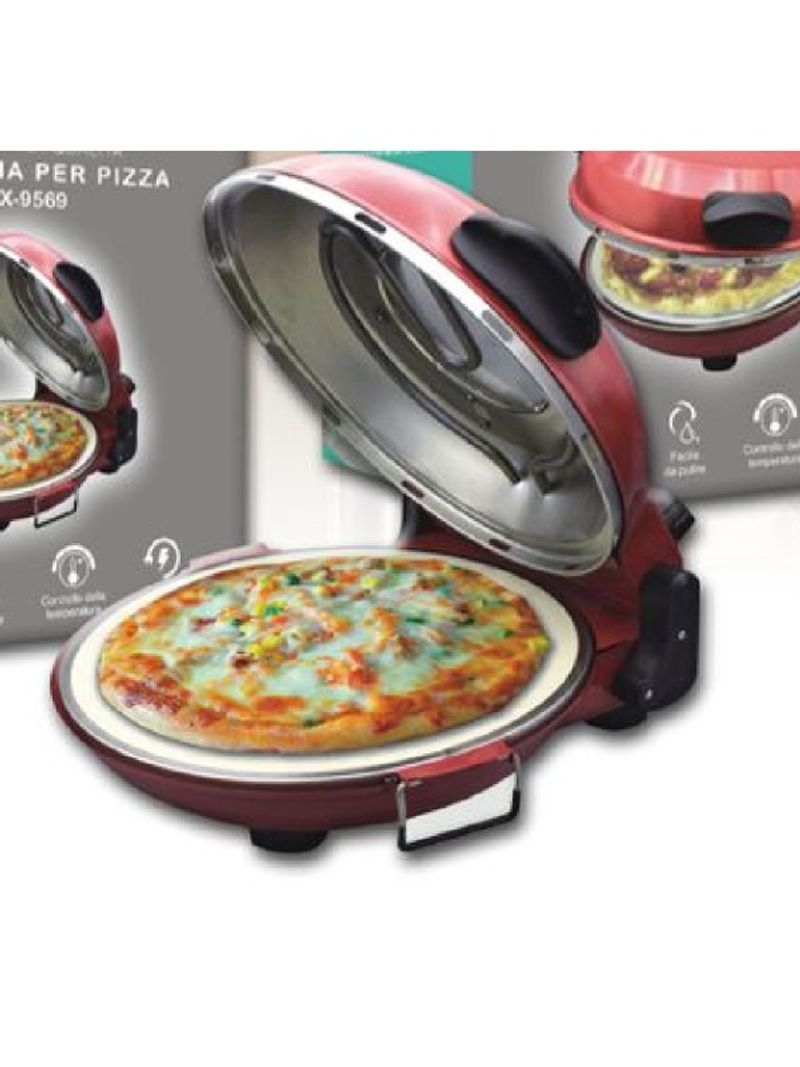 Macchina Per Pizza Elettrico 1200watt Fornetto Doppio