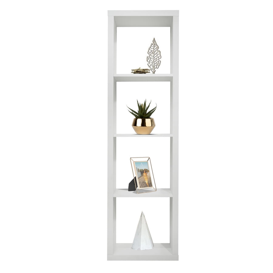 Libreria verticale Cloud a 4 vani in legno bianco opaco 42x147 cm -  BricoBravo: fai da te, bricolage, arredo e molto altro - BricoBravo