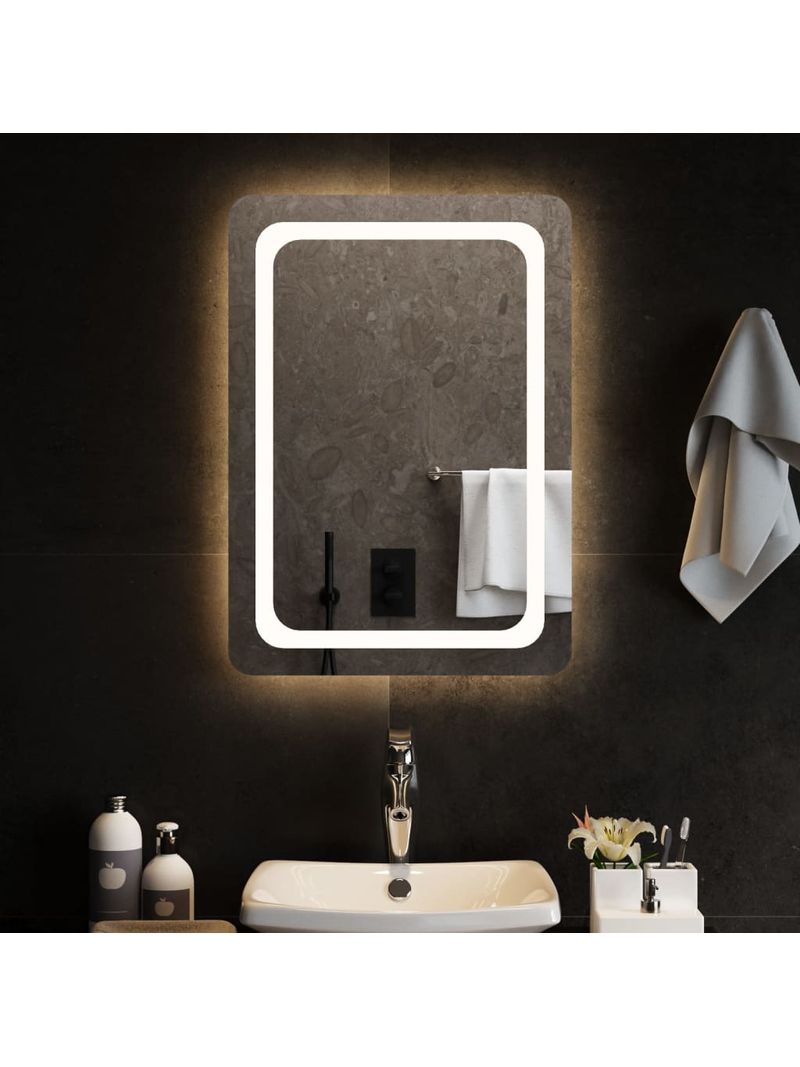 Specchio da Bagno con Luci LED 50x70 cm