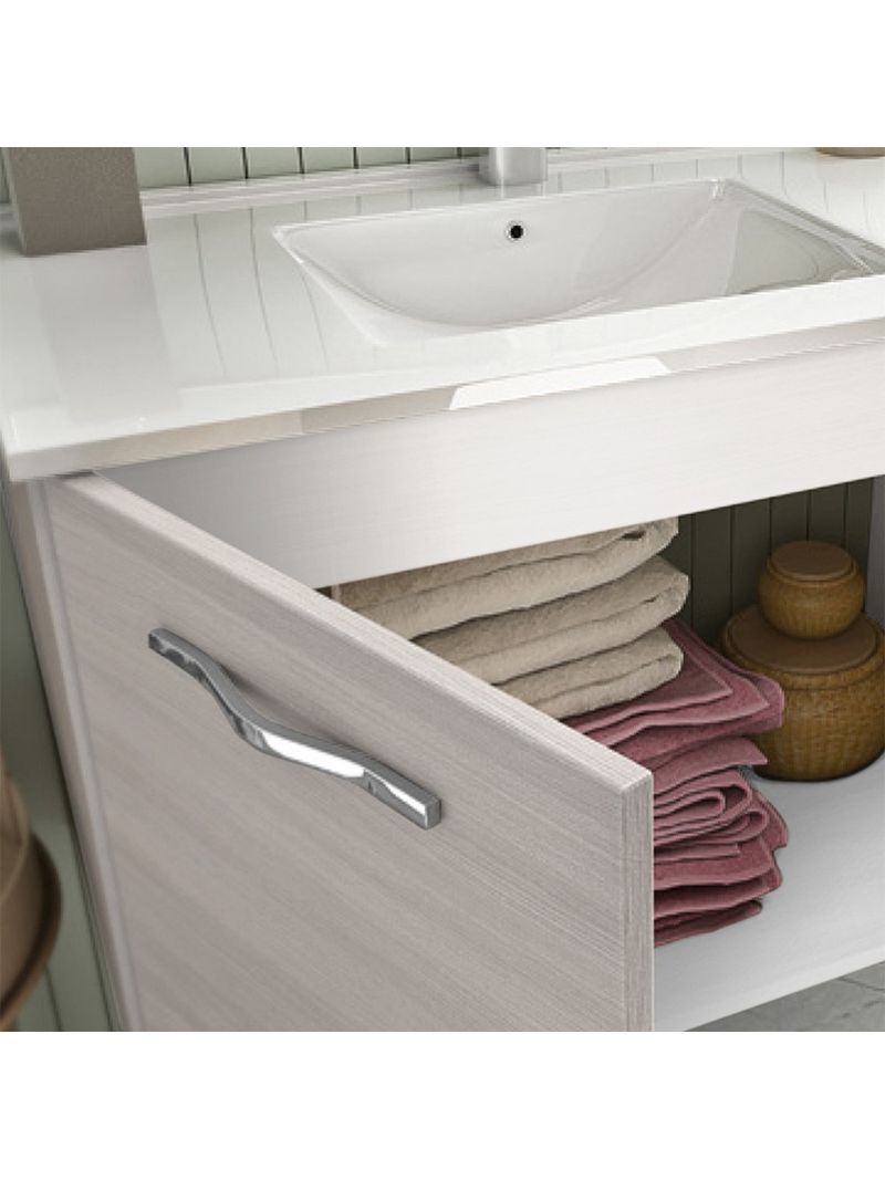 WEER Specchio da Bagno Nero, 60x90 cm Cornice Polimero Specchio da Parete Rettangolare con Effetto Legno, Impermeabile Specchi Decorativo per Bagno Camera Letto Soggiorno, Orizzontale o Verticale