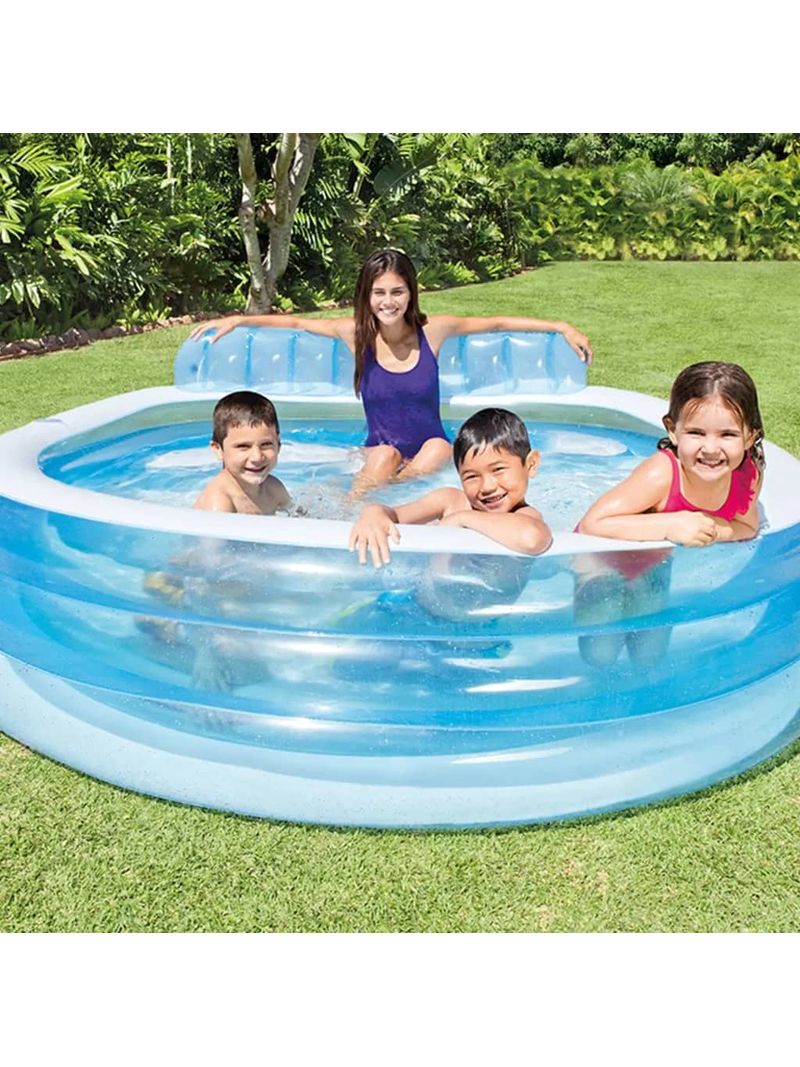 Intex Piscina Gonfiabile per Famiglia Swim Center 57190NP