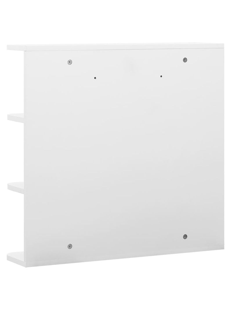 Armadietto a Specchio Bianco 66x17x63 cm in MDF 323601 - BricoBravo