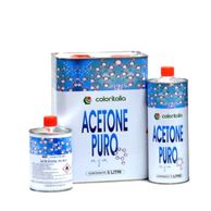 Acetone Puro 801 0,5 Lt Ad Elevato Potere Di Scioglimento E Ridotta Pericolosita' Da 0,5 Lt-Coloritalia