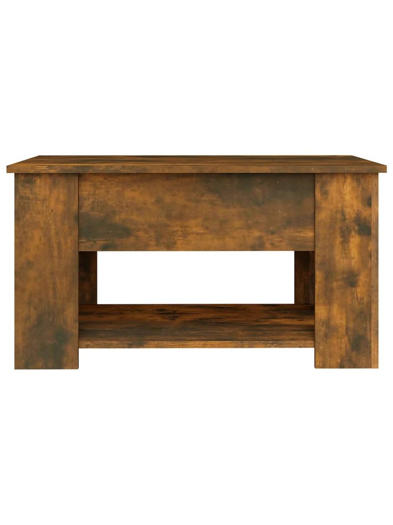 Tavolino da Salotto Rovere Fumo 79x49x41cm in Legno Multistrato