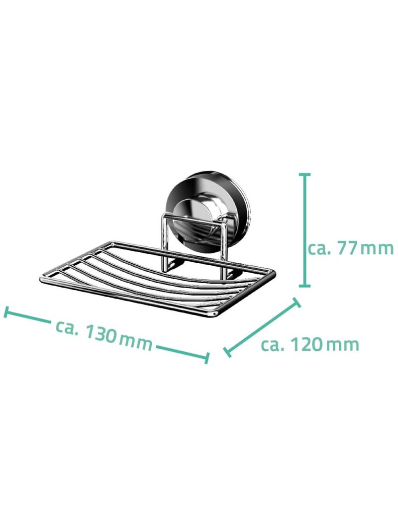 RIDDER Portasapone per Doccia 13x12x7,7 cm Cromato 12040100 421520 -  BricoBravo