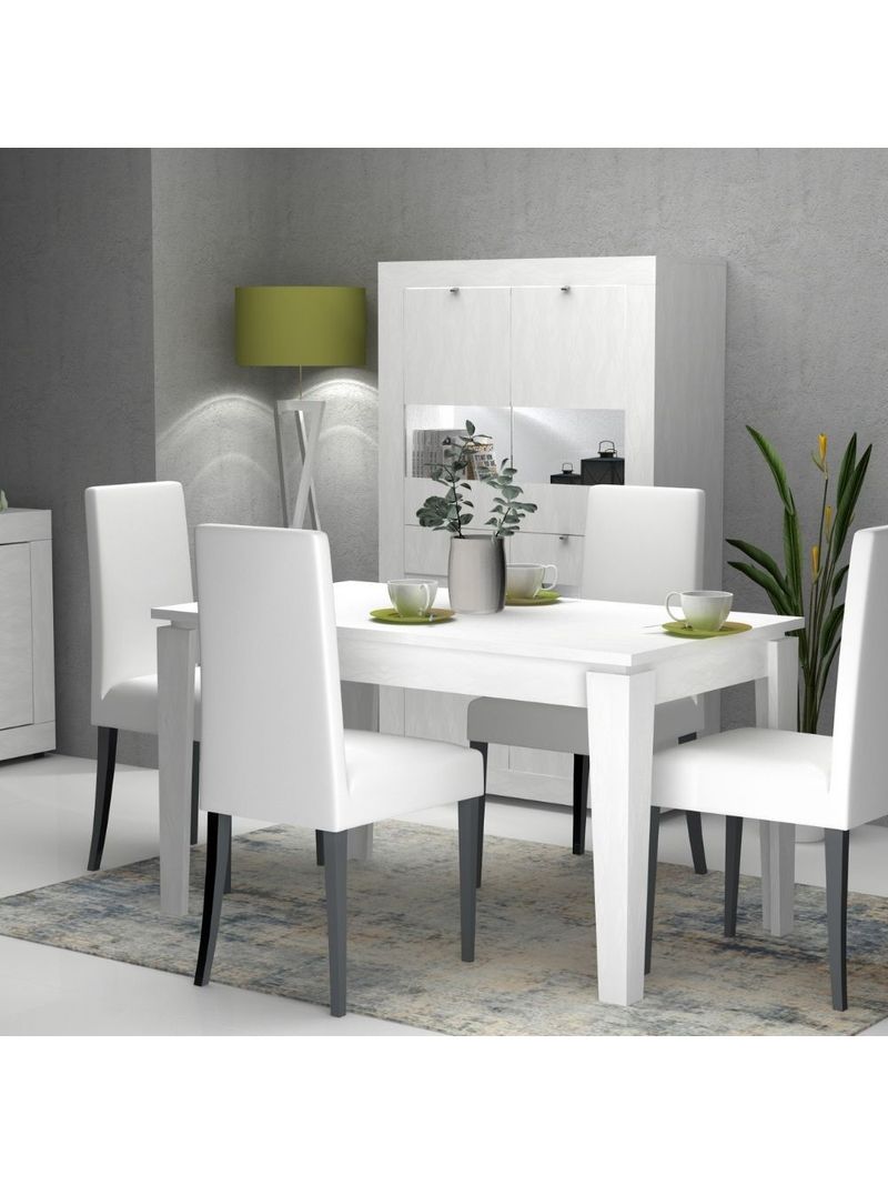 tavolo 140x80 allungabile bianco