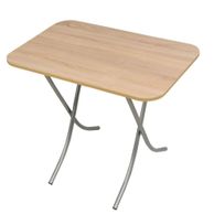 Tavolo pieghevole 70x120 rovere sonoma e gambe grigio 10031