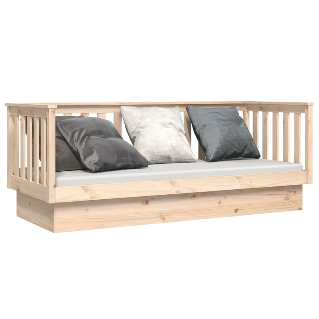 Letto A Castello In Legno Massello Di Pino 90x190 Cm - Per Bambini E Adulti, Struttura Sicura Con Sponde - Foto 12
