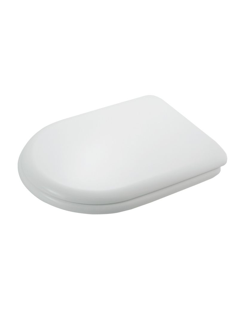 Copriwater Small Ideal Standard - MDF Laccato Bianco, Qualit&agrave; Italiana, Cerniere Resistenti